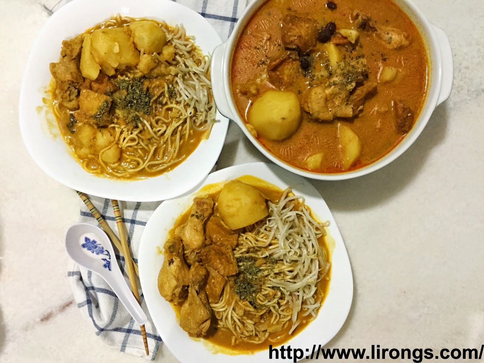 Lirong A singapore food and lifestyle blog Recipe Curry Noodles