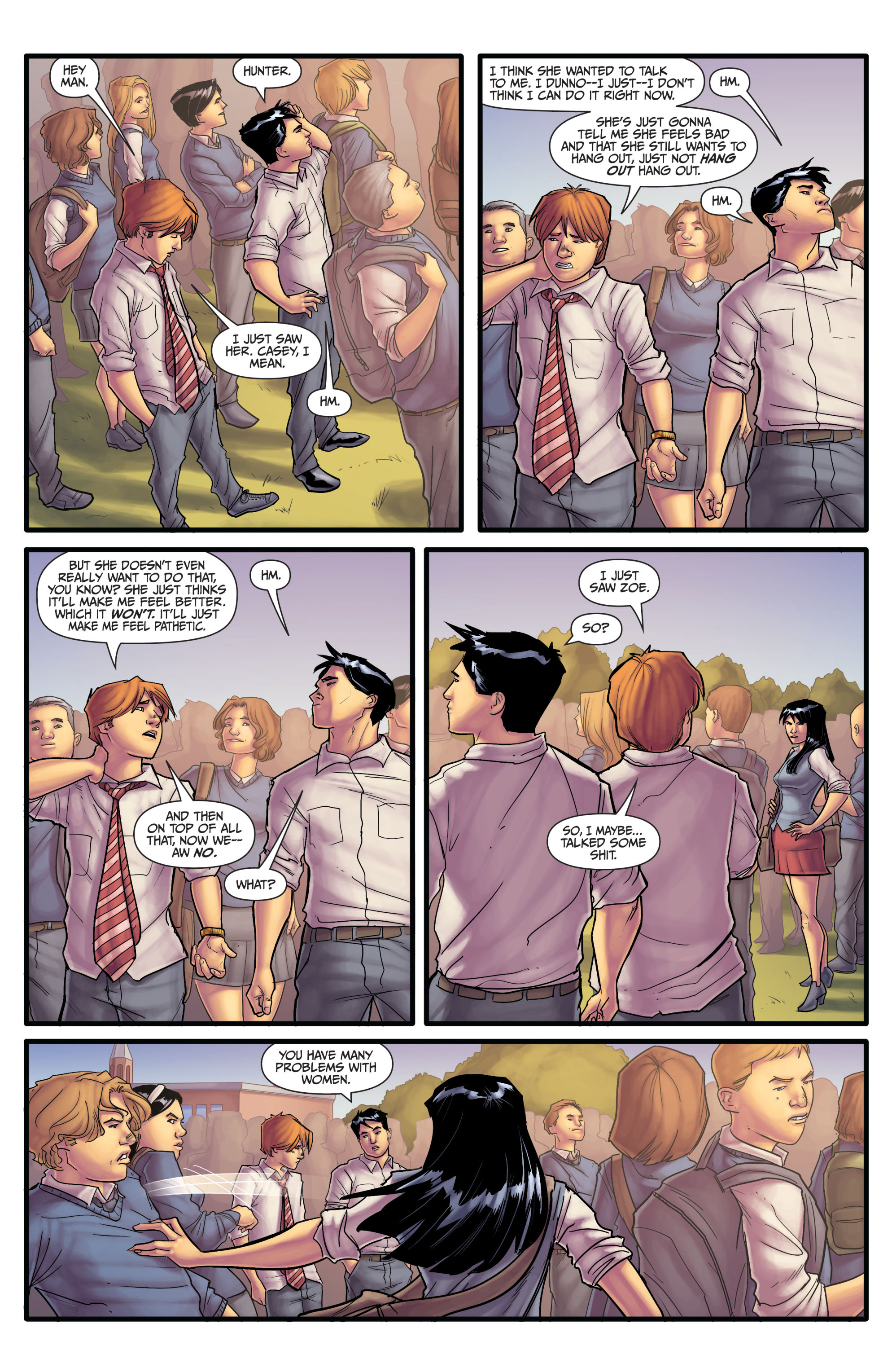 Read online Morning Glories comic -  Issue #14 - 21