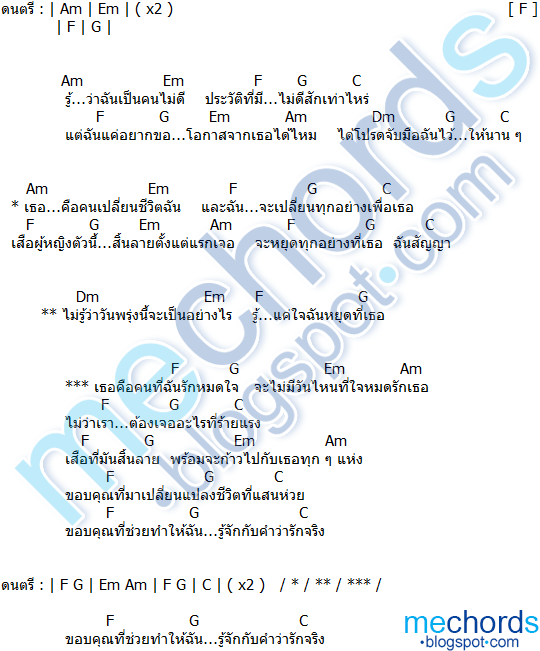 คอร์ดเพลง-เสือสิ้นลาย-เพชร สหรัตน์