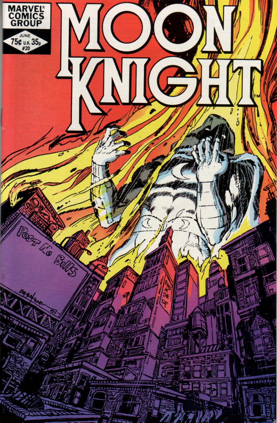 Read online Moon Knight (1980) comic -  Issue #20 - 1