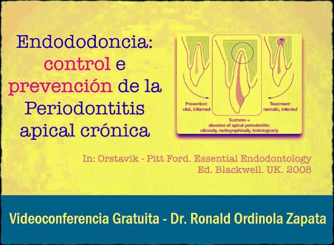 ANATOMÍA ENDODÓNTICA: Control y prevención de la Periodontitis Apical Crónica - Dr. Ronald Ordinola Zapata