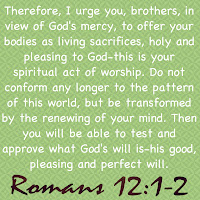 Image result for Romans 12 1 NIV