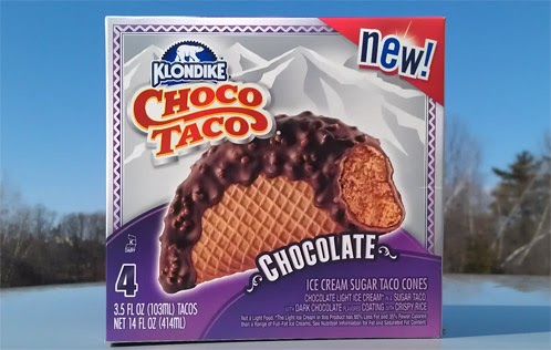 On Second Scoop: Ice Cream Reviews: Klondike Chocolate Choco Taco Review