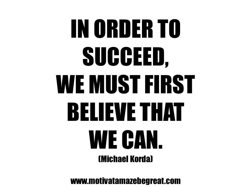 25 belief quotes for self improvement