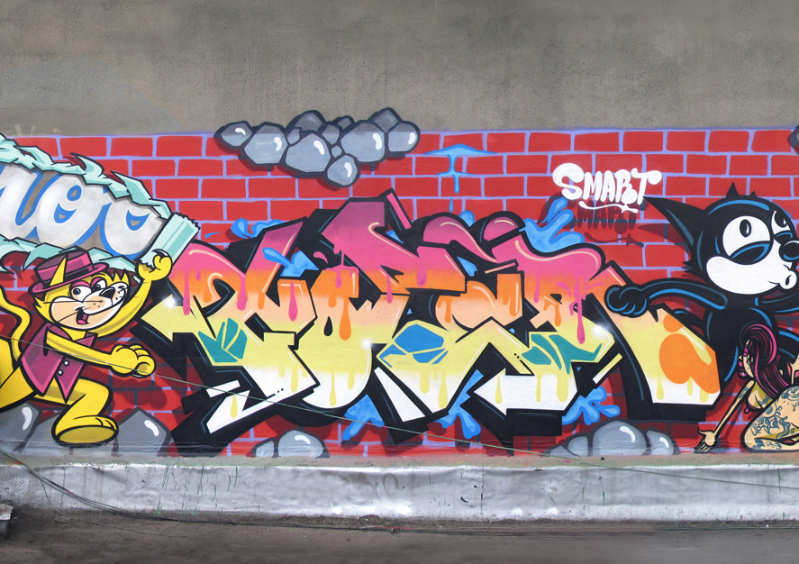 Jane And Phil And Stuff Bangkok Graffiti