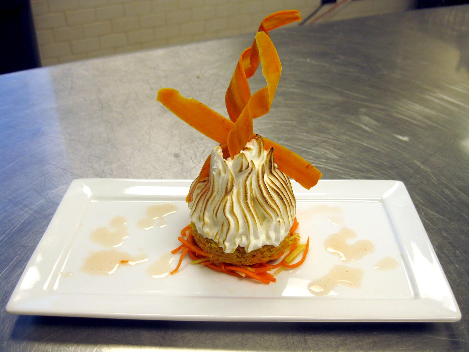 Carrot Cake Plated Dessert Carrot Cake Plated Dessert