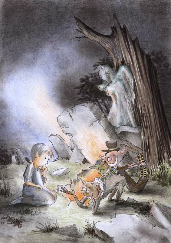 Kami's Library Thoughts Fan Art Friday The Graveyard Book