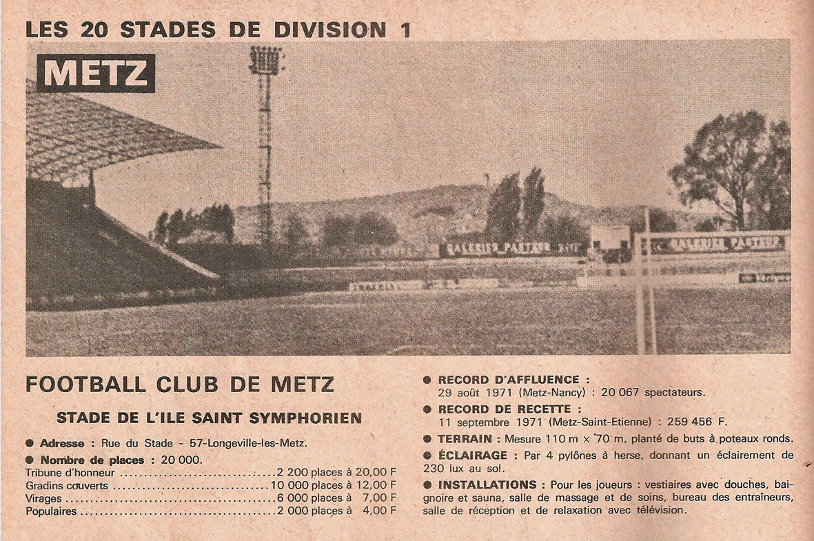 Stadium view. SAINTSYMPHORIEN.