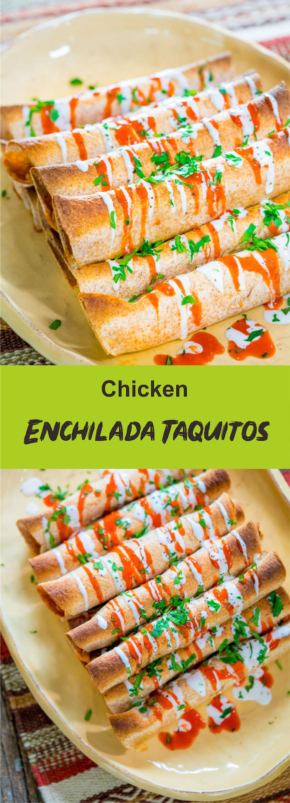 Chicken Enchilada Taquitos Foods Lovers