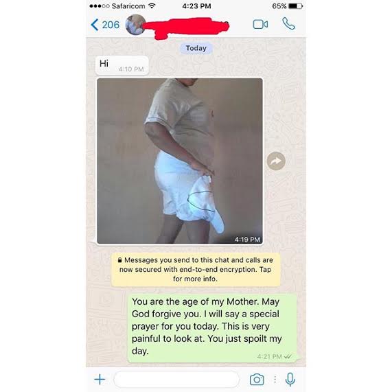 k 'You are my mother's age mate' - Kenyan blogger calls out woman sending him photos and raunchy messages