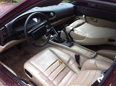 Porsche 944 Interior Seats Ripped