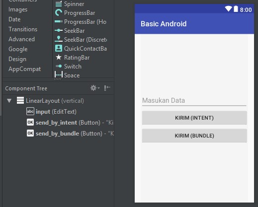 Layout Design Passing Data Example Layout Design Passing Data Example