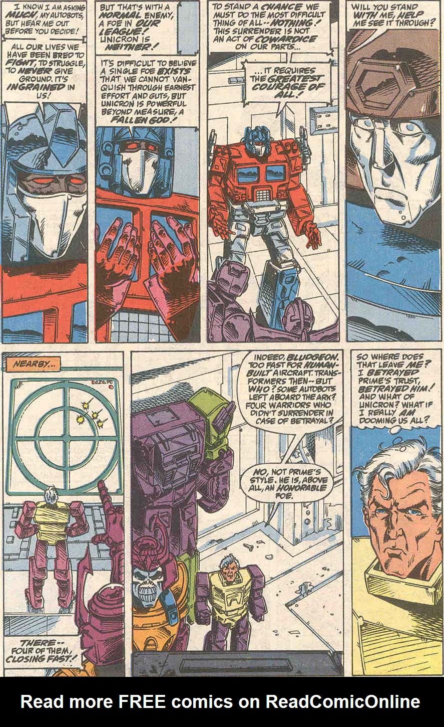 Read online The Transformers (1984) comic -  Issue #71 - 16
