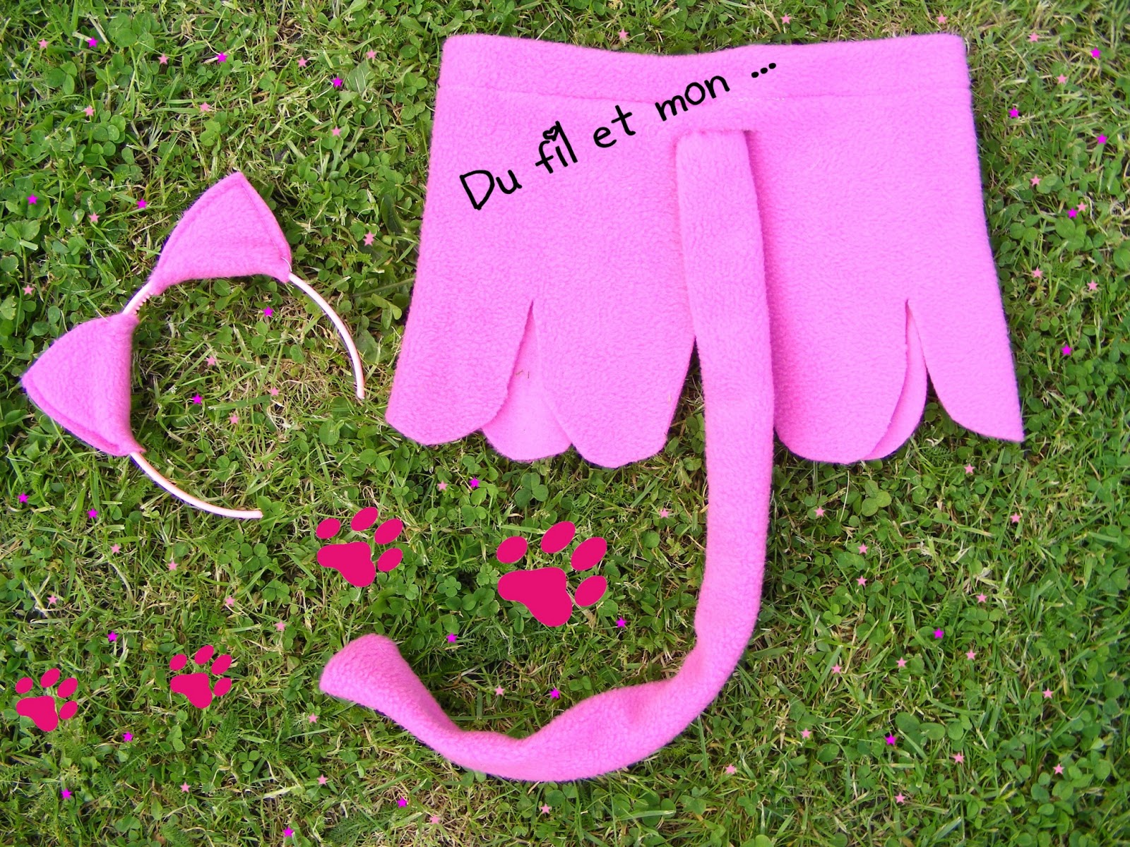 Du fil et mon... Déguisement panthère rose rapide, simple