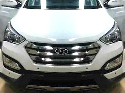 New Hyundai Santa Fe spy pictures
