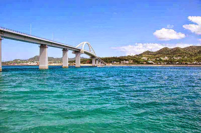 Sesoko Bridge, wide angle, 瀬底大橋‏