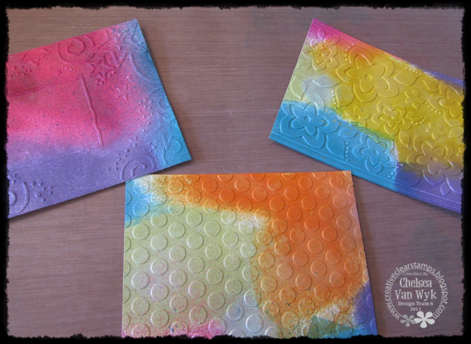 Paper Crafting with Creative Vision Tie Dye Paper Tutorial