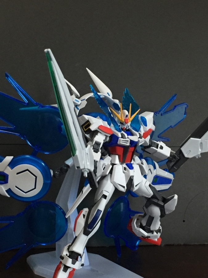 Custom Build: HG 1/144 Perfect Build Strike Gundam