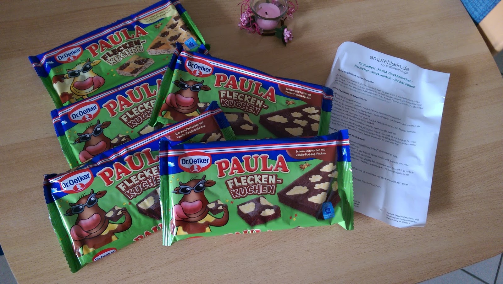 Ich Teste Paula Fleckenkuchen Von Dr Oetker