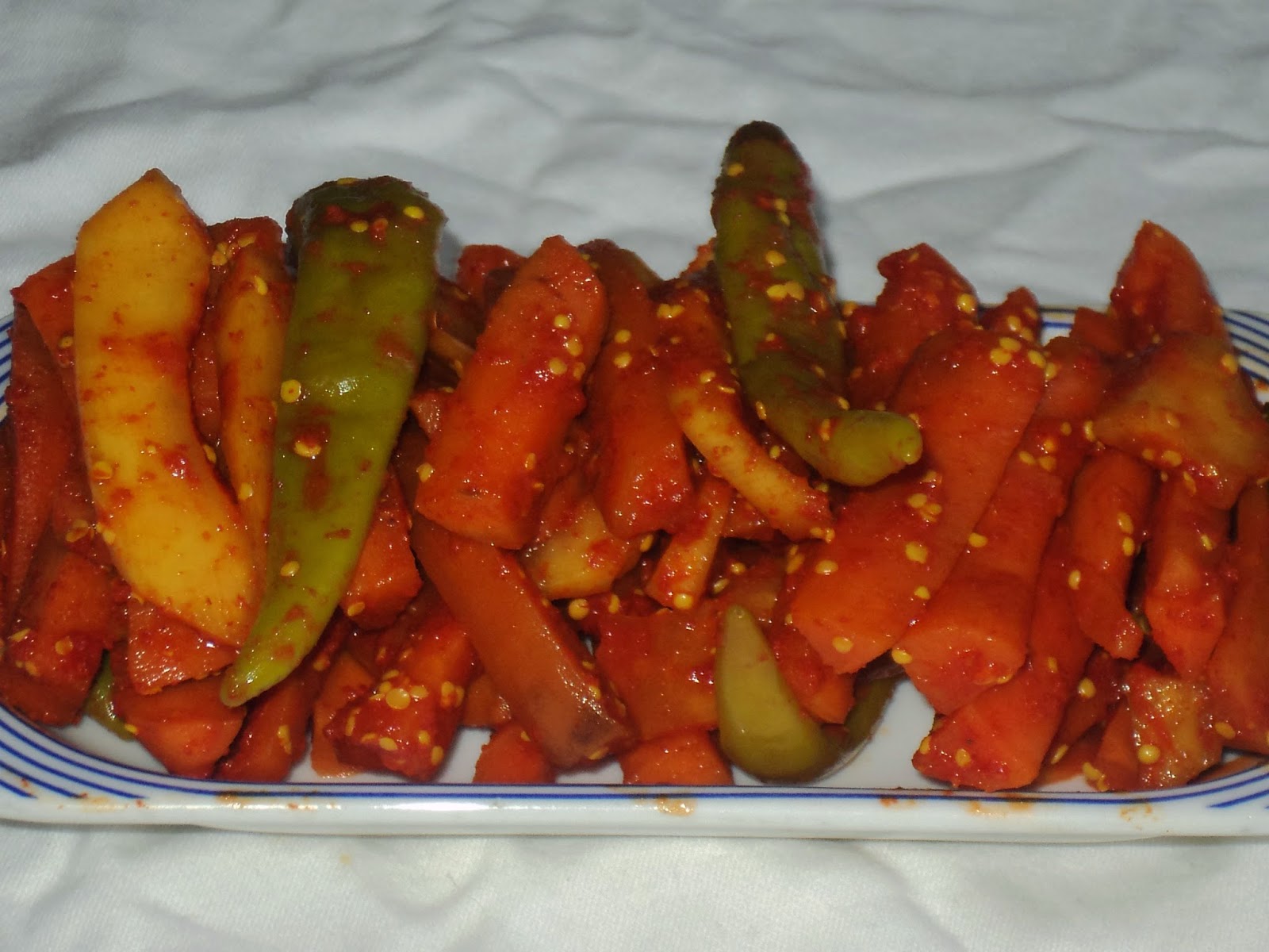 Carrot Papaya Pickle Recipe, Easy Carrot Papaya Pickle Recipes