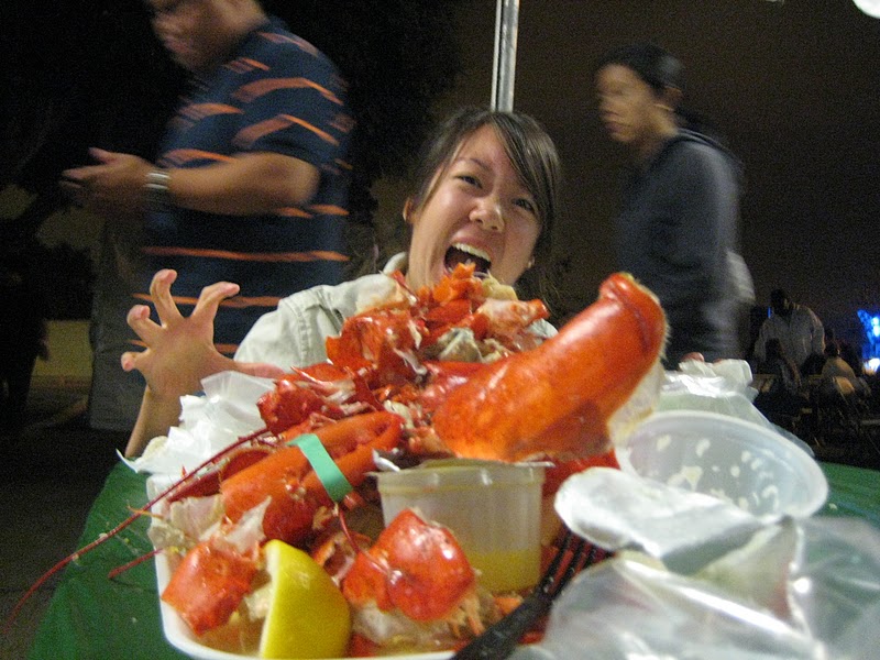 Oh. That's nice. lobster festival