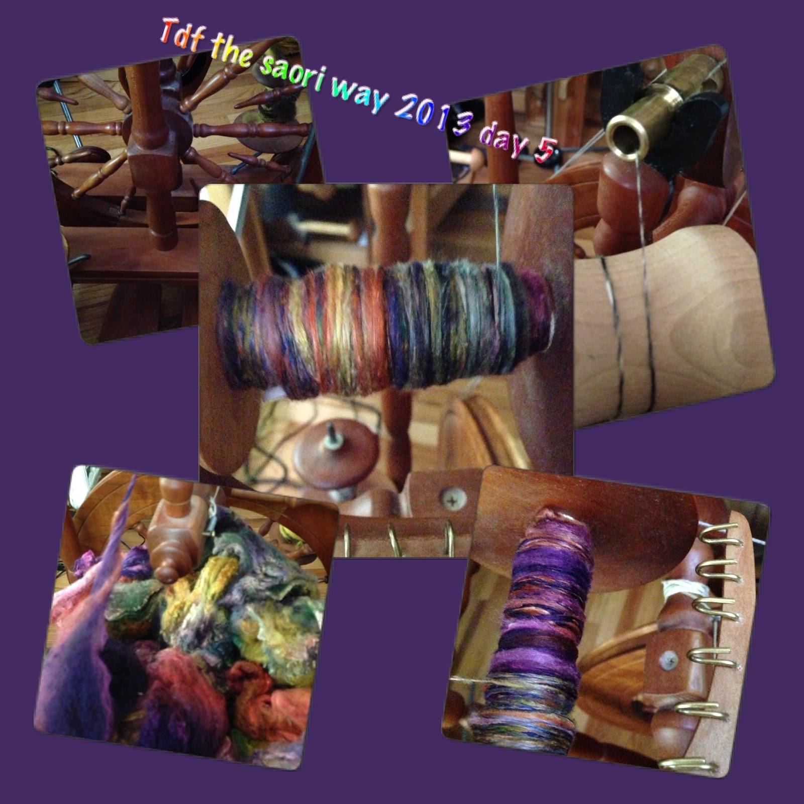 CENTERING WITH FIBER Summer heat and spinning yarn