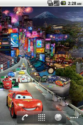 Cortos Disney Pixar Cars: Fondo pantalla Cars 2 para Android