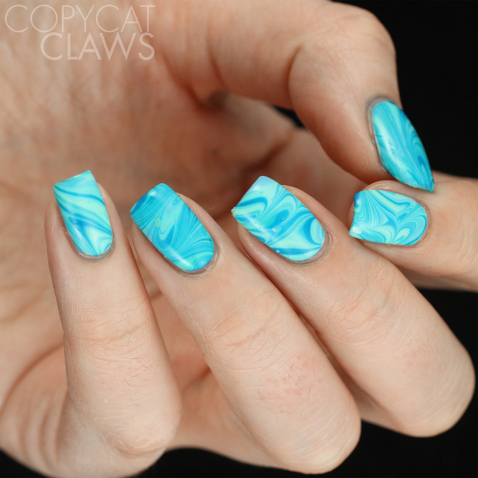 Copycat Claws: 26 Great Nail Art Ideas - Water
