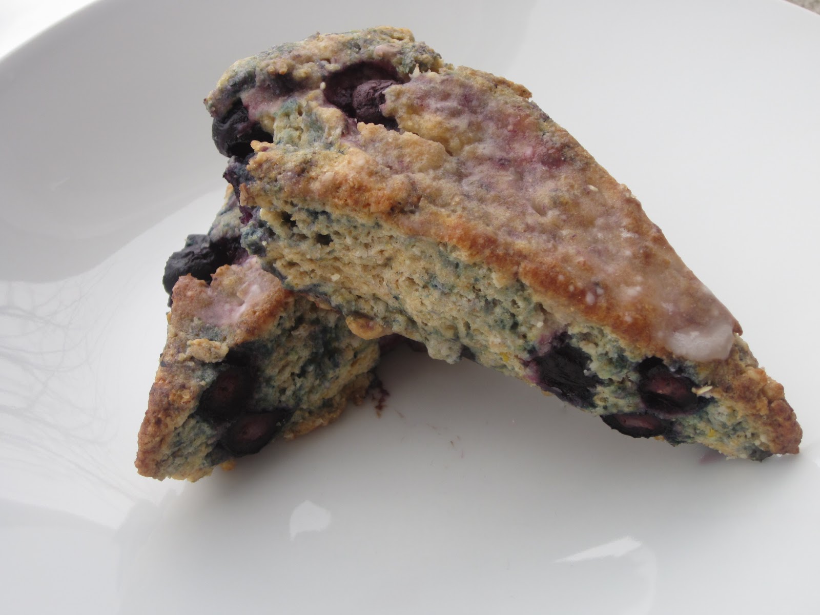 Sweet Luvin' In The Kitchen WheatOat Blueberry Lemon Scones