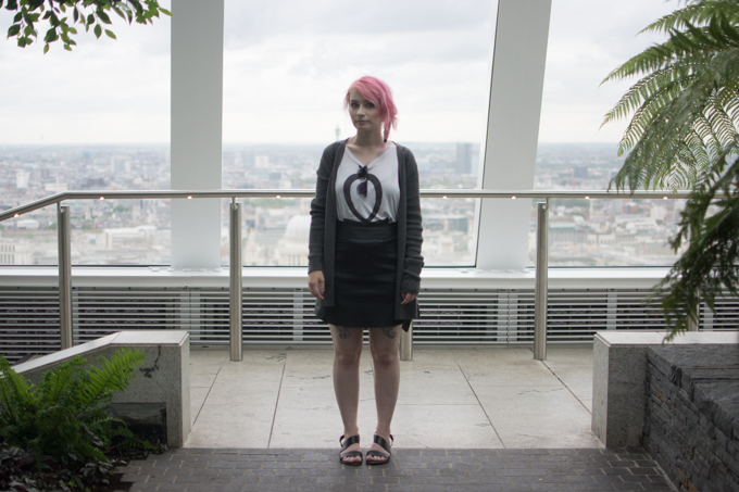 sky garden london outfit ootd