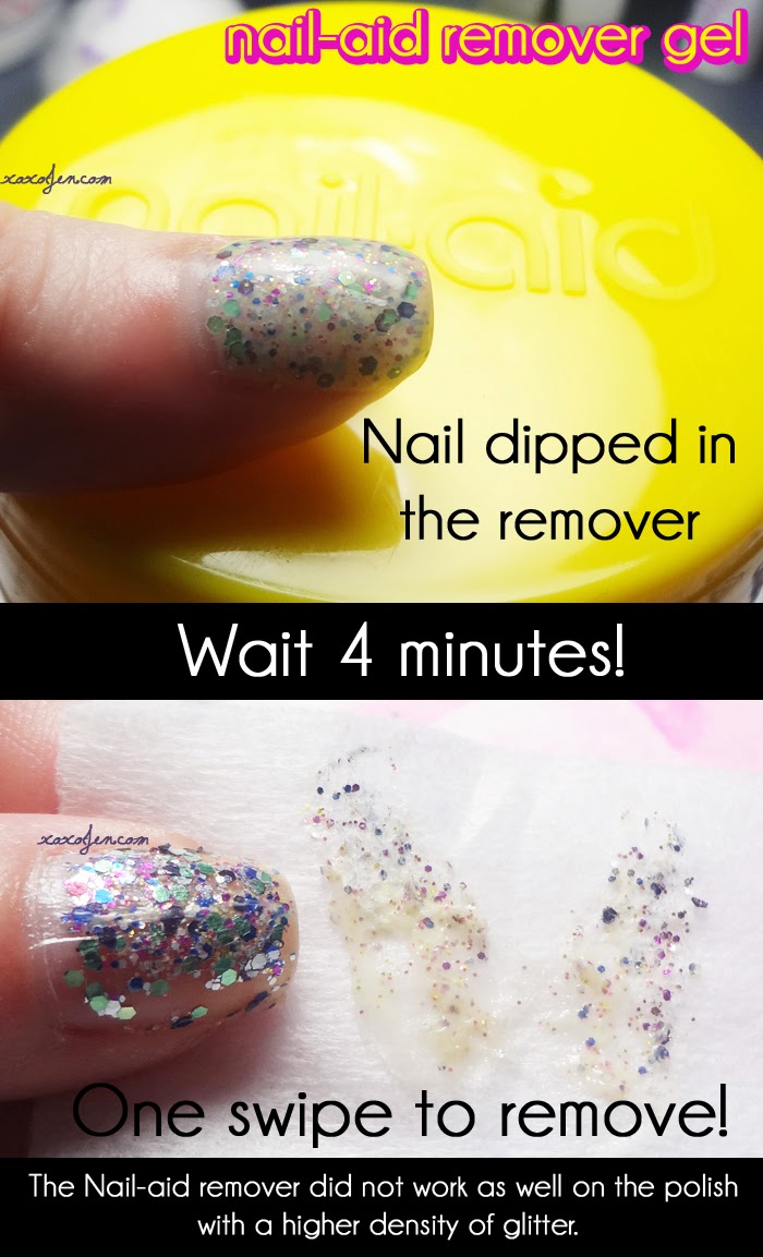 xoxoJen's test of Nail-aid remover gel