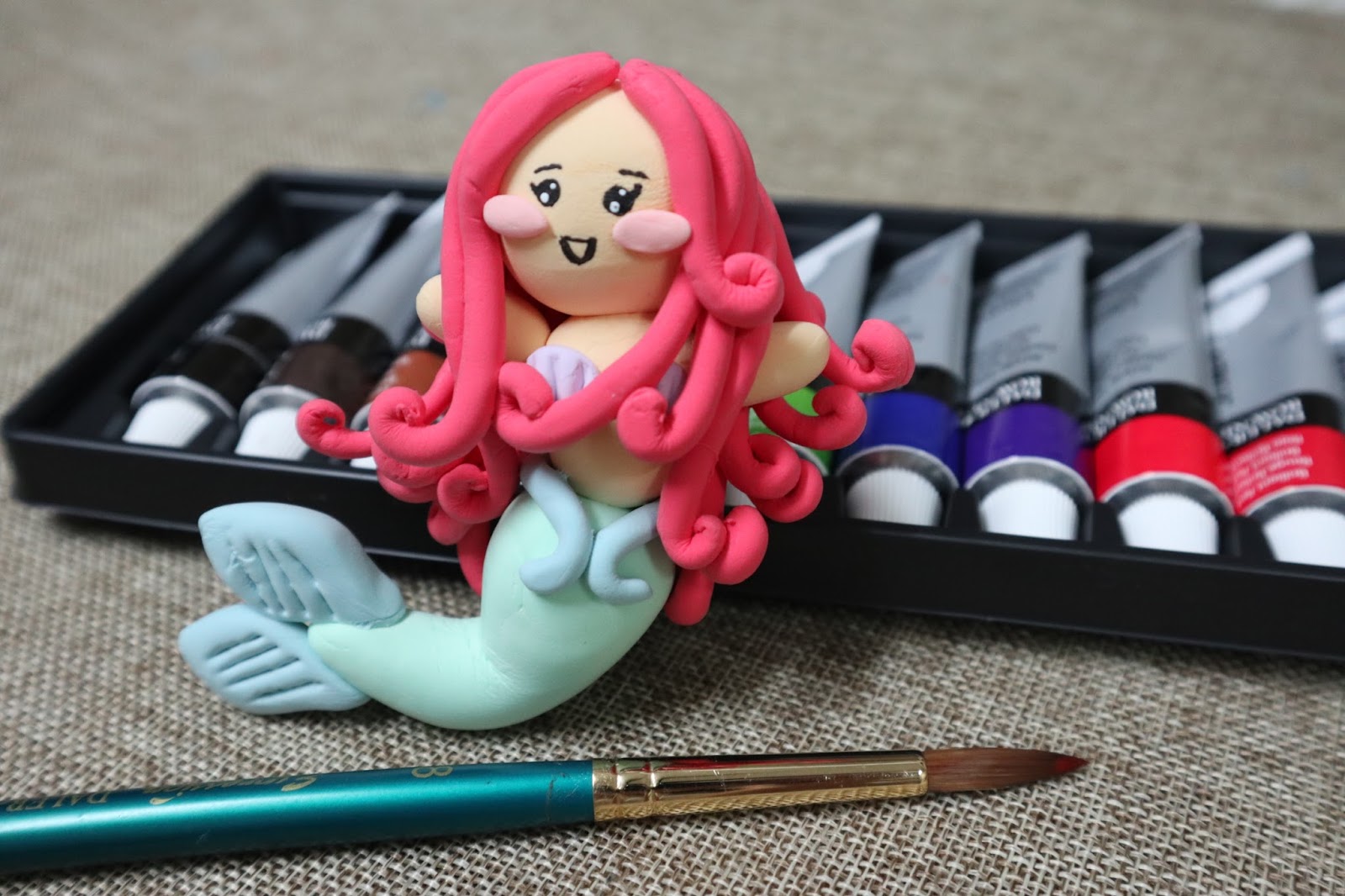 Tutorial 64 Little Mermaid Clay The Idea King