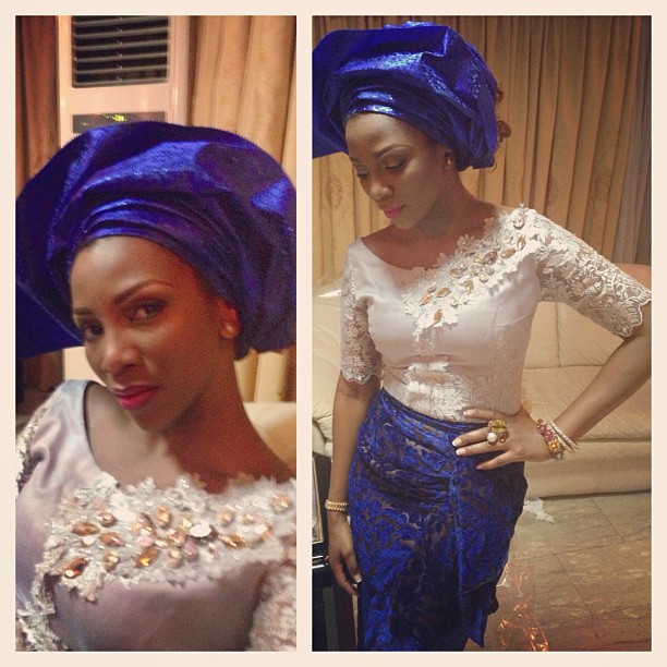 ankara wrapper and blouse