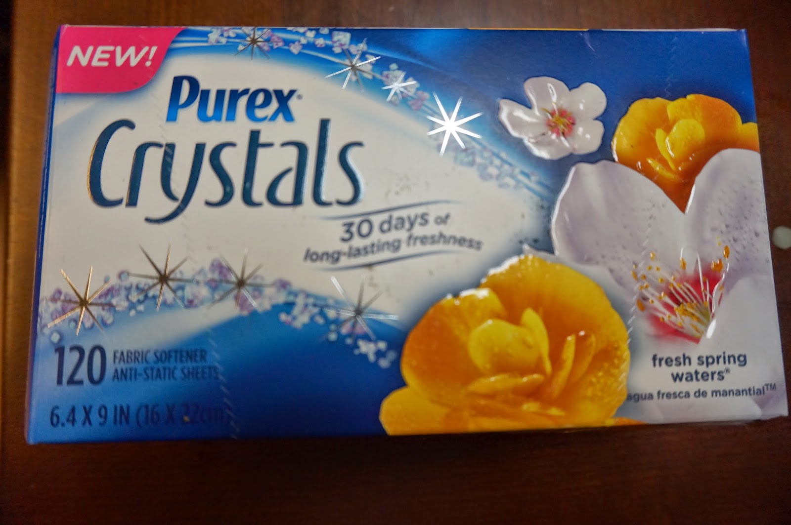 Purex Crystals Dryer Sheets