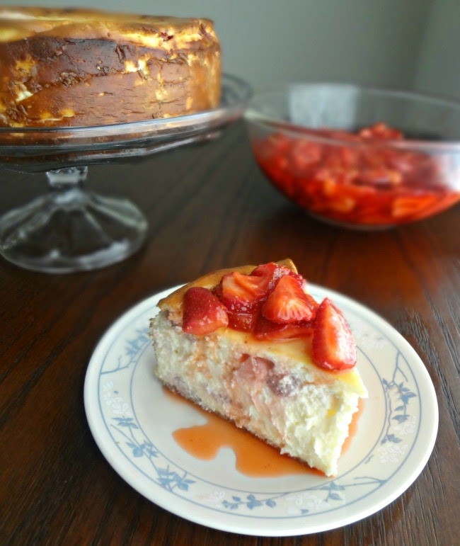 NY Cheesecake with Strawberries