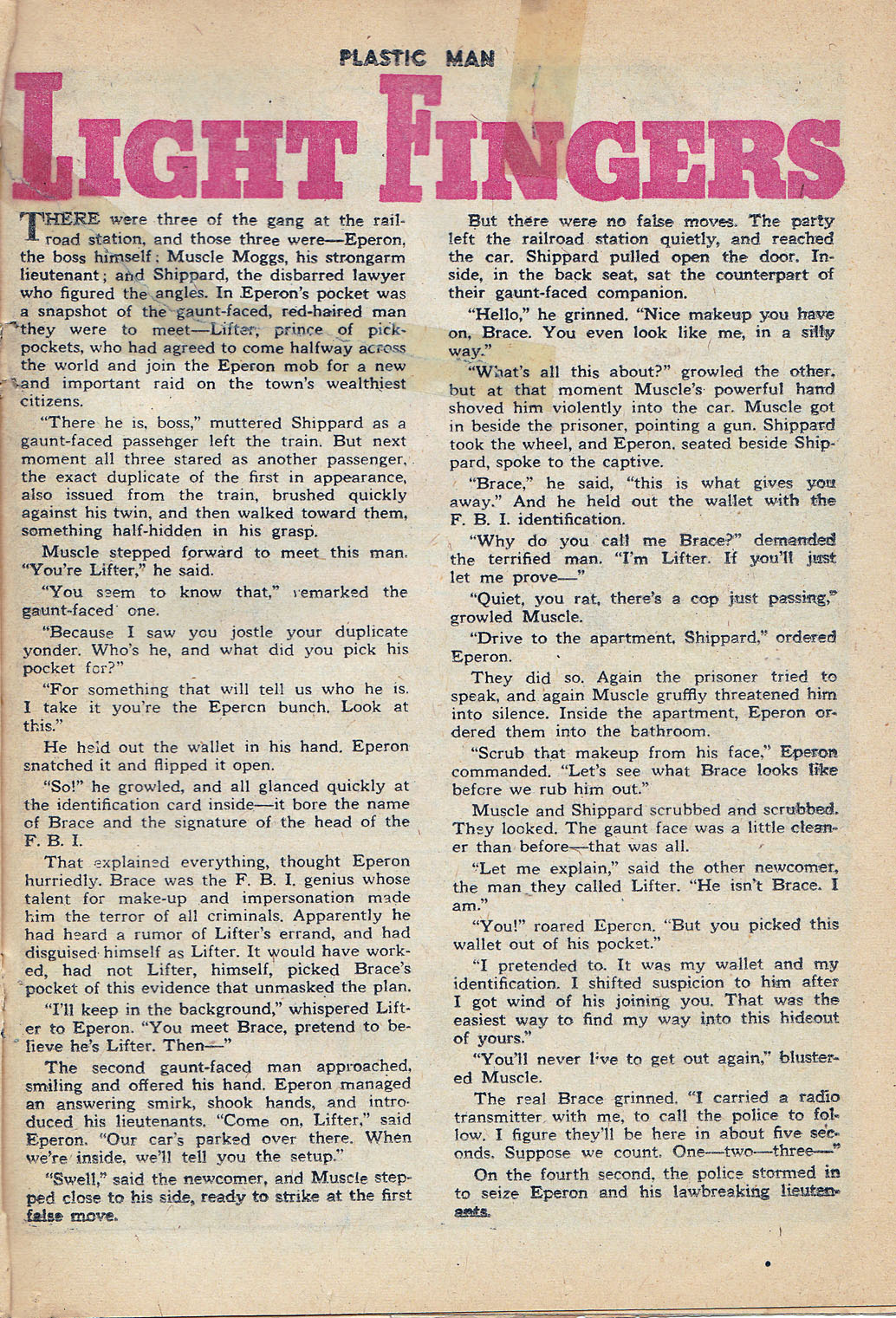 Read online Plastic Man (1943) comic -  Issue #55 - 25