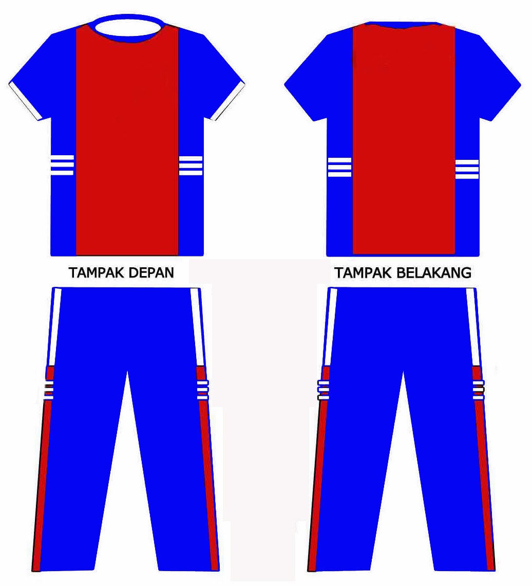 Gambar Desain Model  Kaos Olahraga Sekolah Terbaru 