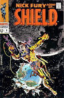 Nick Fury Agent of Shield v1 #6 marvel comic book cover art by Jim Steranko