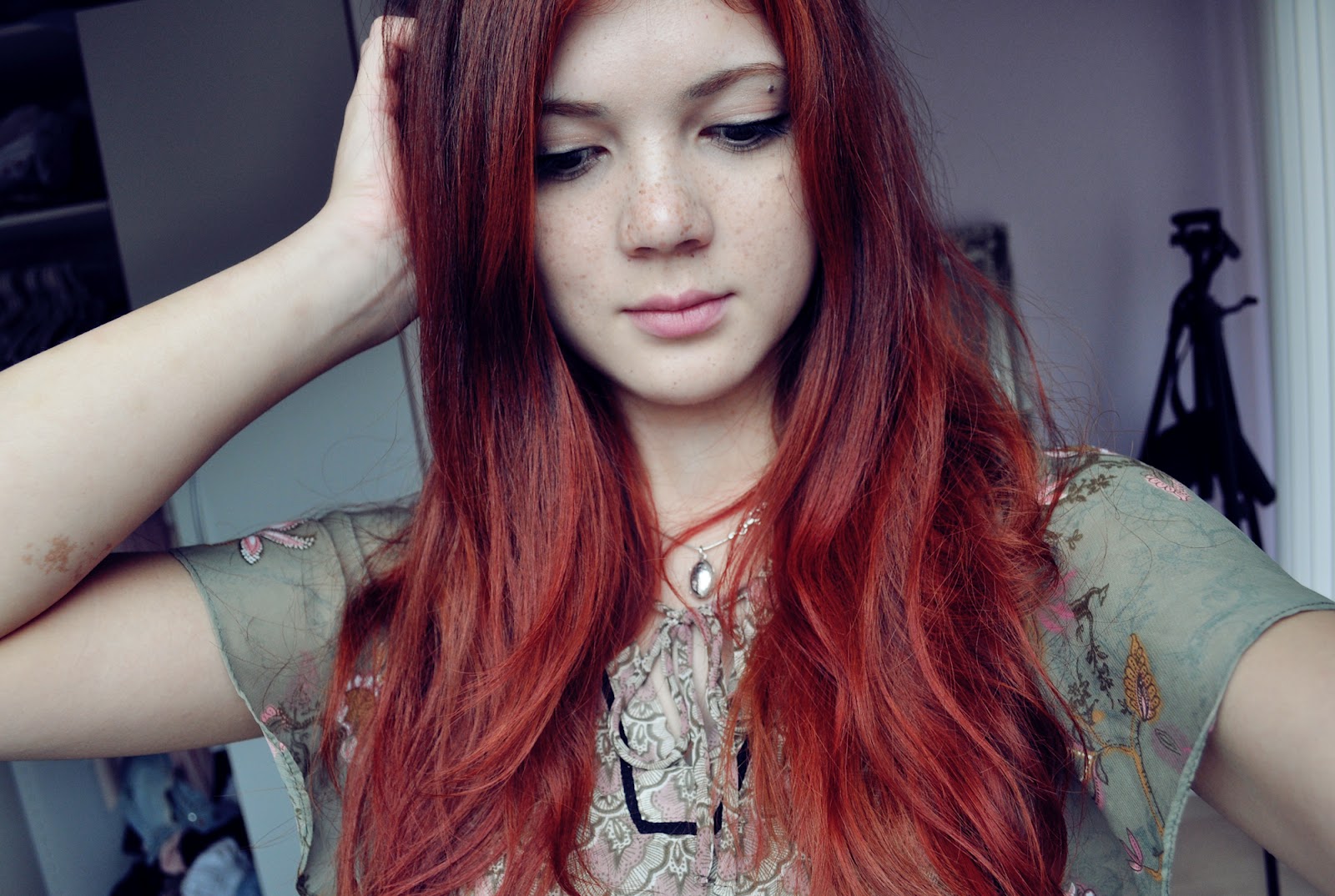 Lucid Doll Wine Red Hair With Etude House Bubble Hair Colour