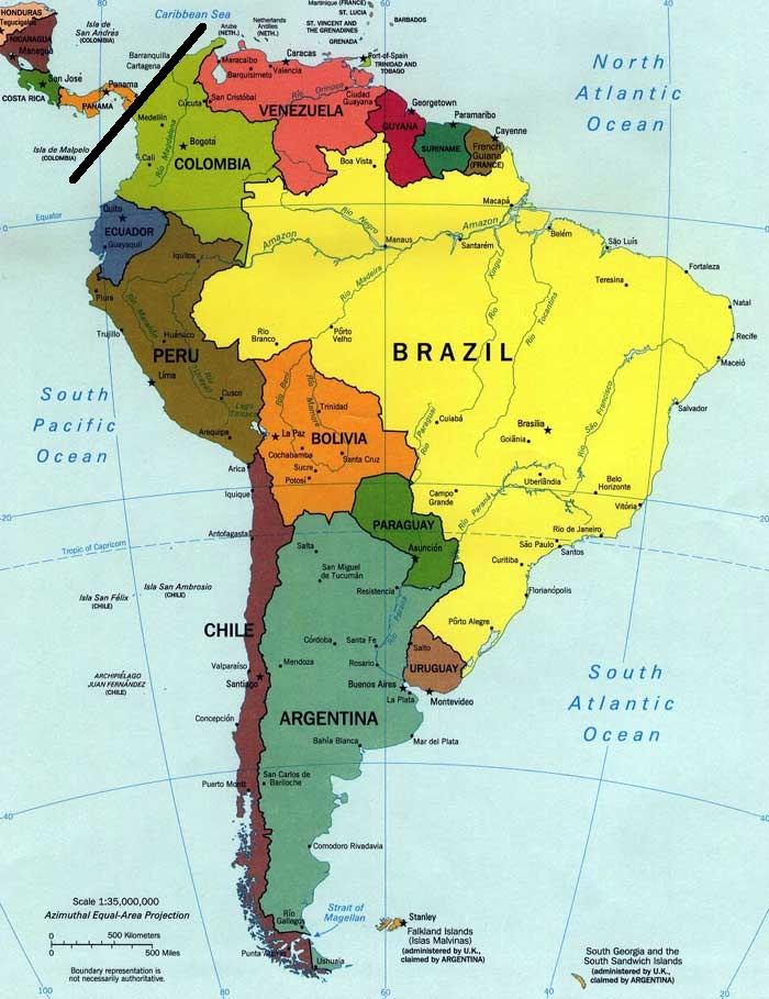 Paseando por Sudamérica: Los países que componene Sadamérica