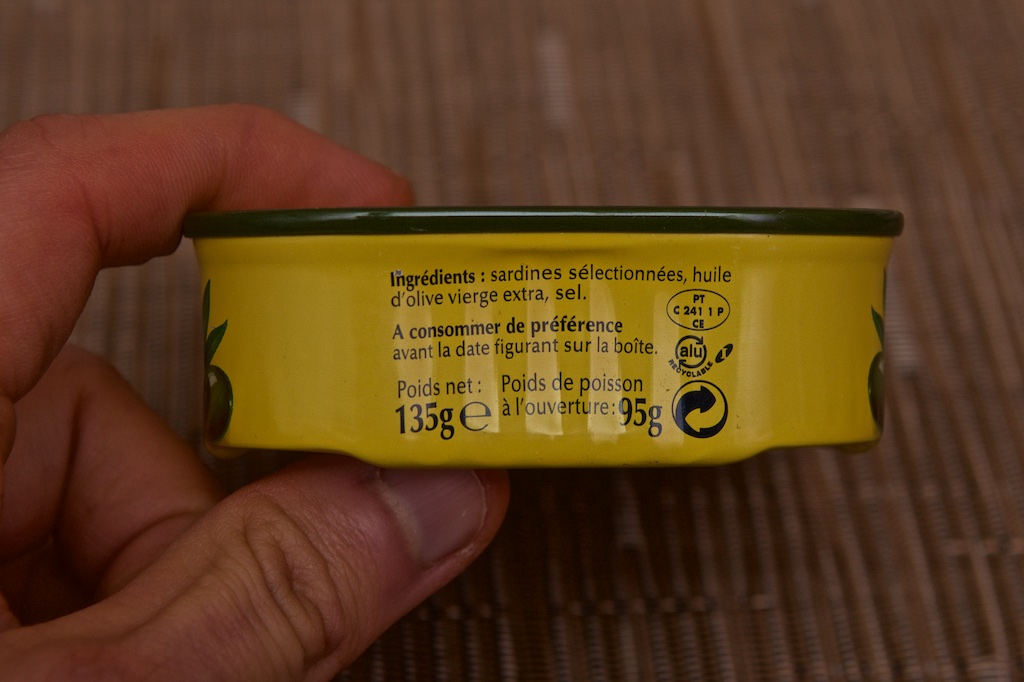 Sardines Sélection à l'Huile d'Olive (135g) par Conserverie Parmentier