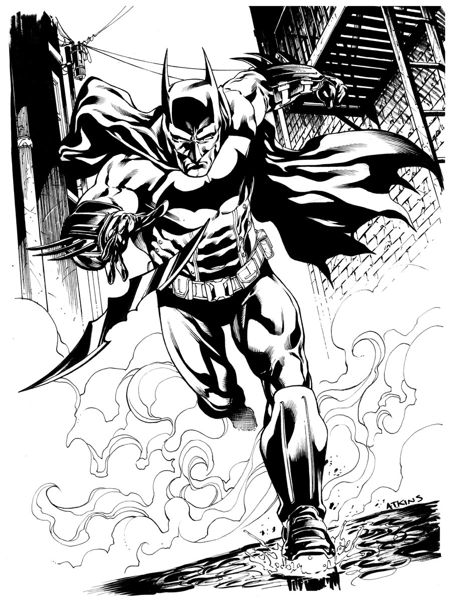 Robert Atkins Art: Batman- Arkham....