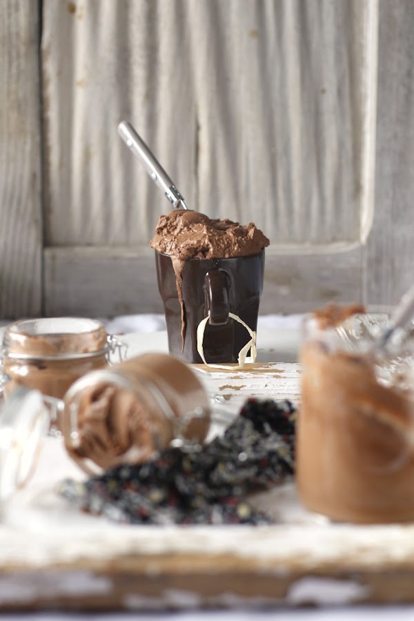 Mousse de chocolate y cappuccino. http://www.maraengredos.com/