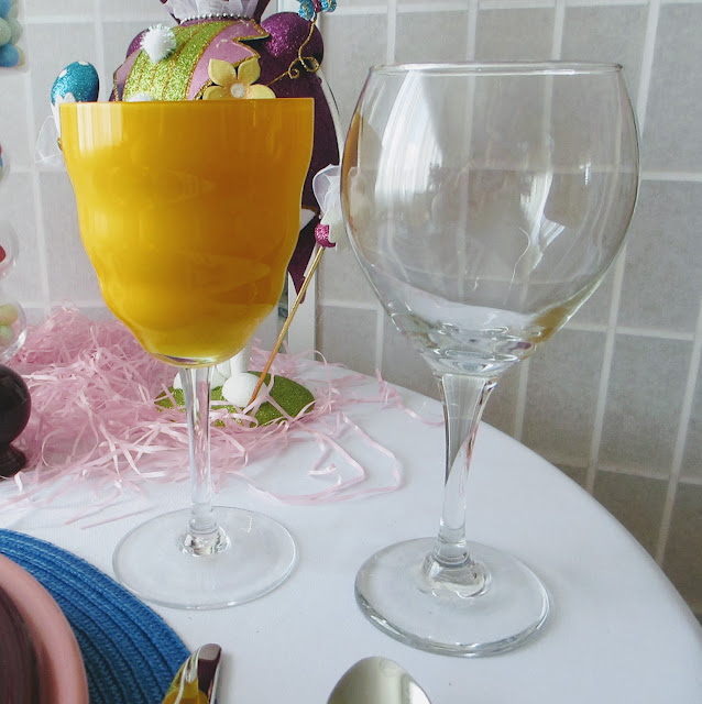 Table for One Colorful Easter Fiestaware Table