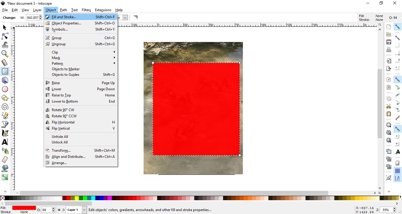 How to crop an image in Inkscape Design Bundles