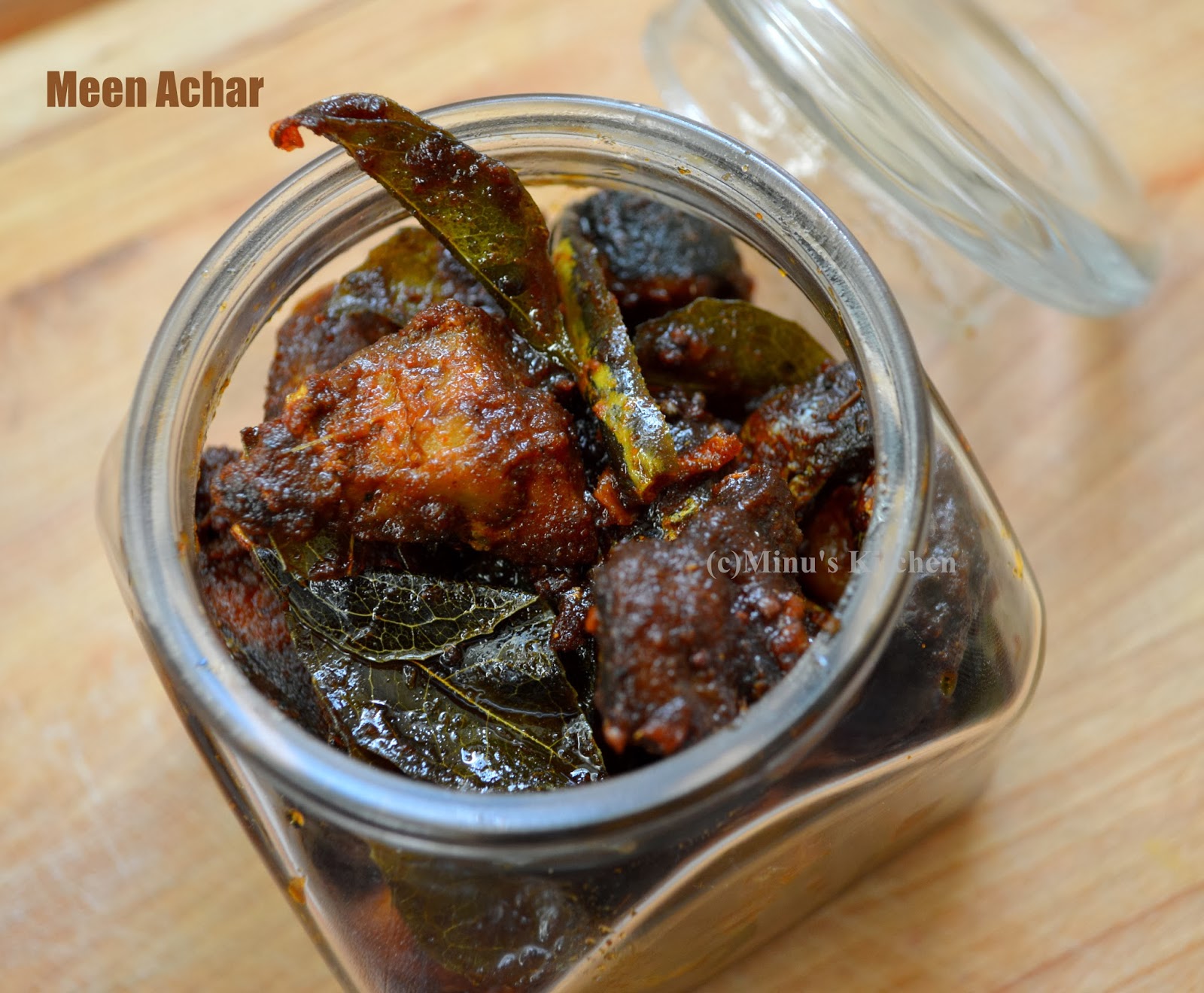 Meen (Mathi) Achar Kerala Fish Pickle Minu's Kitchen