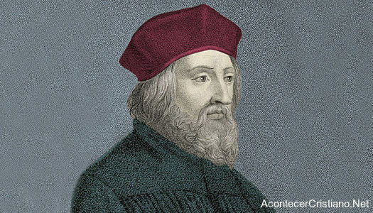 Retrato del reformador Juan Hus