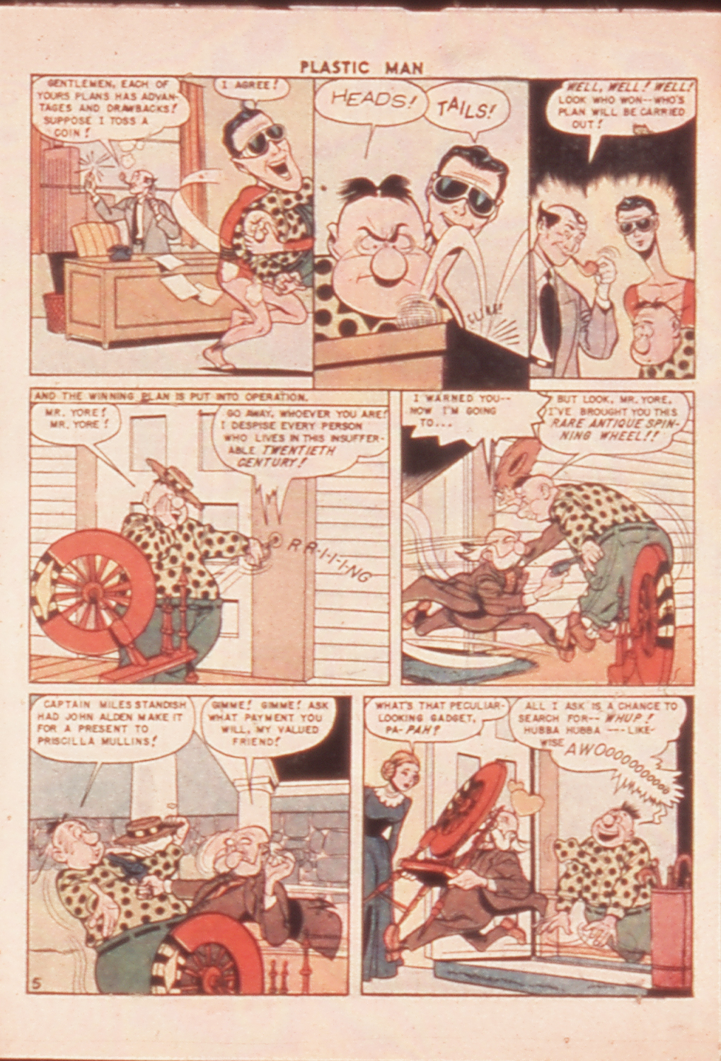 Read online Plastic Man (1943) comic -  Issue #62 - 7