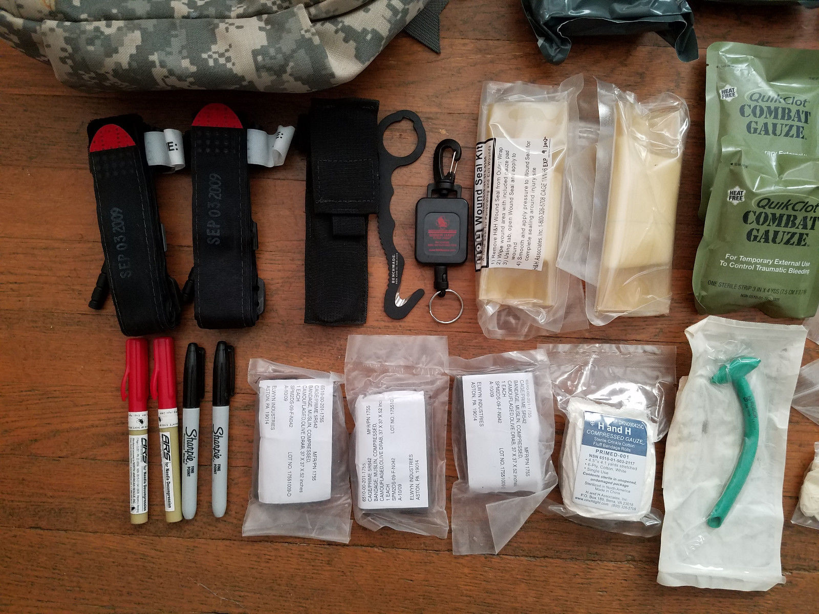 bingbabel US Army Tactical Combat Casualty Care, TC3V2/CLS ACU