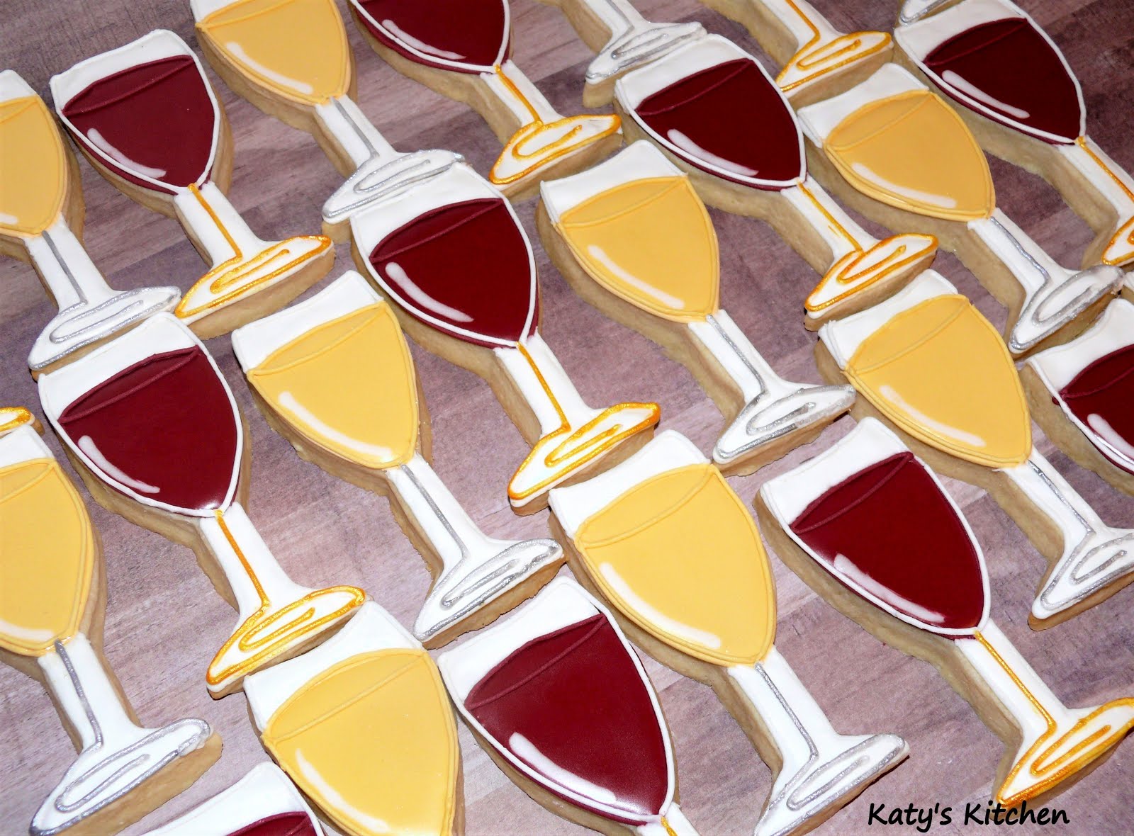 Katy's Kitchen Wine Glass Cookies